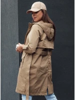 Dámská přechodná bunda parka MODERNS tmavě béžová FashionStreet TY4389