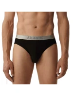 Pánské slipy 2 pack 013 black - Atlantic