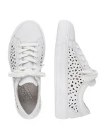 Kožená pohodlná obuv Rieker W RKR641 white