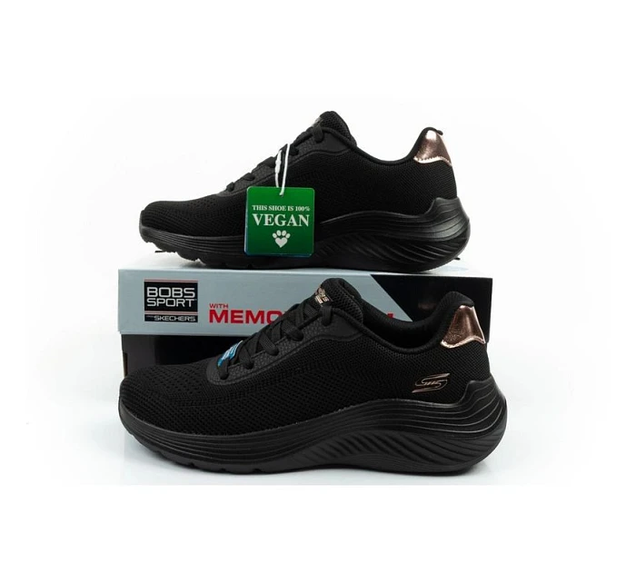 Skechers dámské sportovní boty Bobs Squad Waves black lightweight fashionable dámské