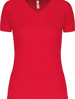PA 477 Dámské sportovní tričko s výstřihem do V model 22513250 red - Kariban ProAct