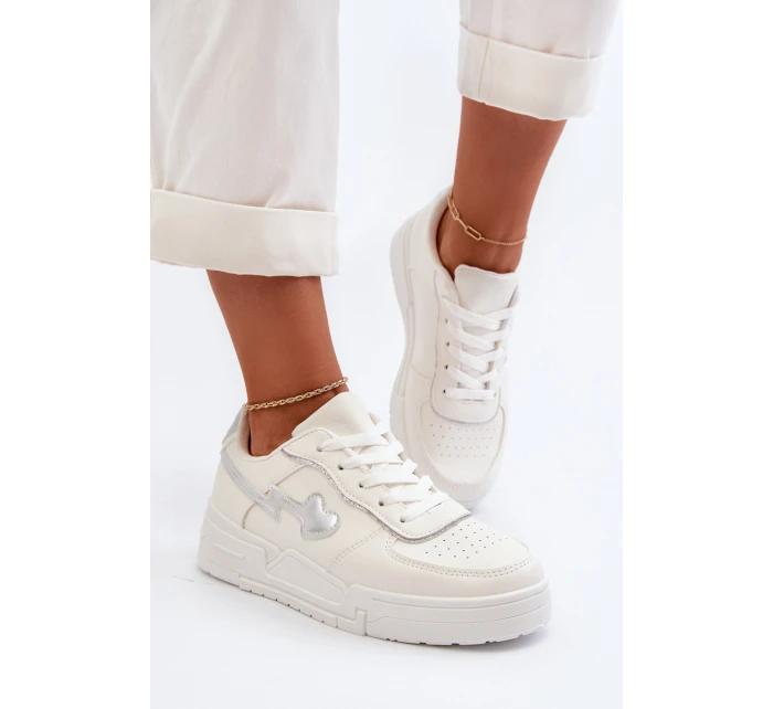 Dámské tenisky na platformě bílé Zeparine Dámské tenisky na platformě bílé Zeparine