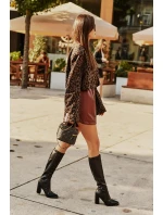 Kozačky ke kolenům na podpatku se  D&A Černé model 21674445 - S.Barski