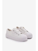 Dětské Šněrovací Boty Big Star model 21693054 Bílé - Big Star Shoes Dětské Šněrovací Boty Big Star model 21693054 Bílé - Big Star Shoes