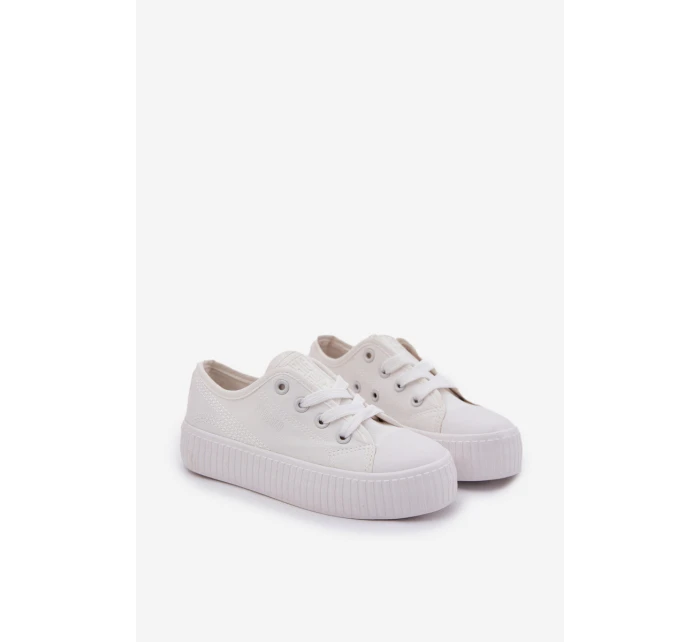 Dětské Šněrovací Boty Big Star model 21693054 Bílé - Big Star Shoes Dětské Šněrovací Boty Big Star model 21693054 Bílé - Big Star Shoes