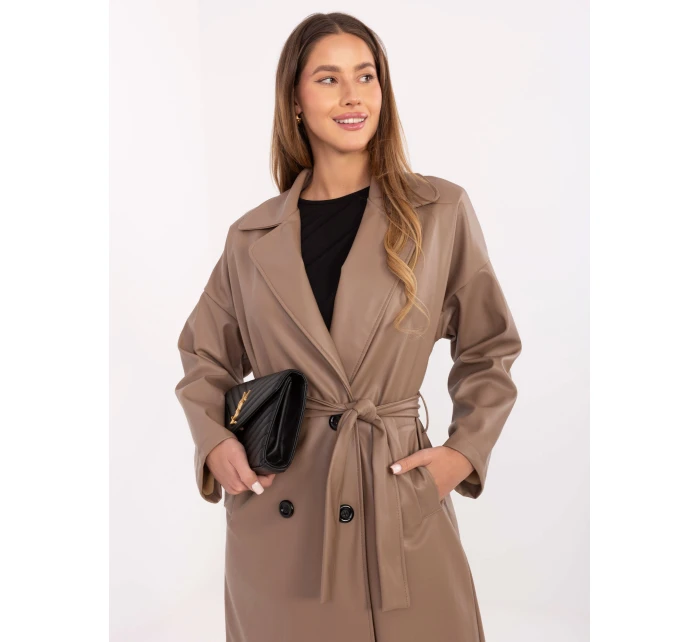 Płaszcz IT PL model 21334830 ciemny bezowy - FPrice