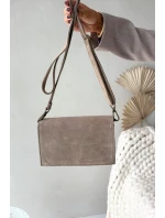 Dámská kabelka z přírodního semiše Mirine – béžová Dámská kabelka z přírodního semiše Mirine – béžová
