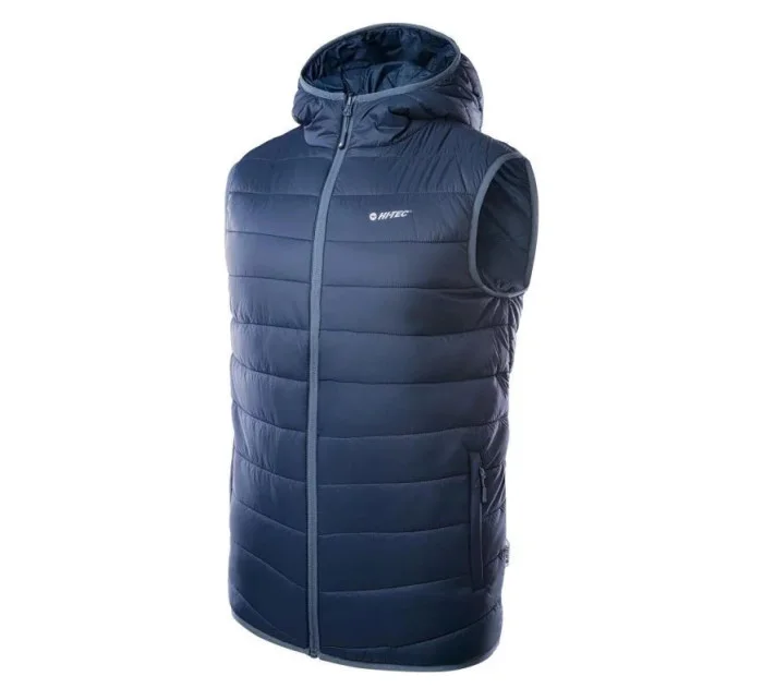 Pánská vesta Sinlus 92800326481 Tmavě šedá - Hi-Tec