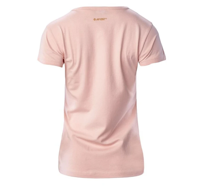 Dámské tričko Akuja Lososová s potiskem - Hi-Tec
