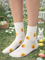 DÁMSKÉ VELIKONOČNÍ PONOŽKY 136