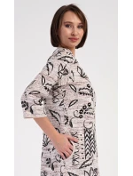 Dámské domácí šaty s tříčtvrtečním rukávem Elena Dámské domácí šaty s tříčtvrtečním rukávem Elena