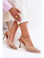Sandály na podpatku model 214992 Step in style Sandály na podpatku model 214992 Step in style