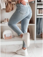 Dámské džínové kalhoty mom fit MOMWAY blue FashionStreet UY2489