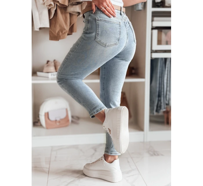 Dámské džínové kalhoty mom fit MOMWAY blue FashionStreet UY2489