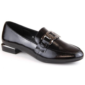 Sergio Leone W SK422A černé boty na plochém podpatku