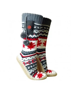 GLOVII POWER BANK VYHŘÍVANÉ PANTOFLE VELIKOST UNI (36-43), NORSKÝ DESIGN, BATERIE A NABÍJECÍ KABEL V BALENÍ, GOBM