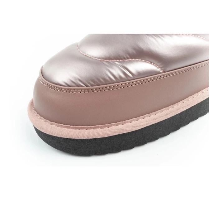 D.Franklin sněhule dámské zimní módní zateplené boty rose gold dámské