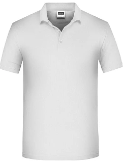 JN Pánské pracovní bio piqué polo 02.0 white model 22414315 - Daiber
