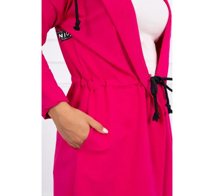 Sukně s delšími zády fuchsiová