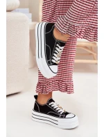 Dámské Tenisky Na Platformě Se Zlatými Černé model 21701238 - Boto Dámské Tenisky Na Platformě Se Zlatými Černé model 21701238 - Boto