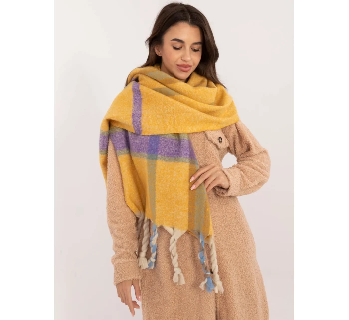 Šála AT SZ model 20519152 tmavě žlutá - FPrice