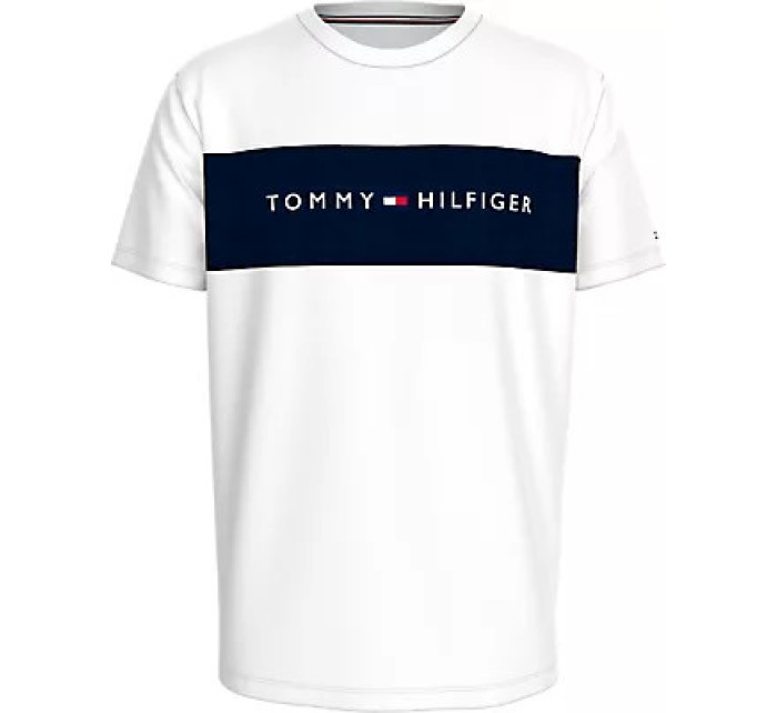 Pánská trička T-SHIRT BLOCK LOGO UM0UM03418YBR - Tommy Hilfiger