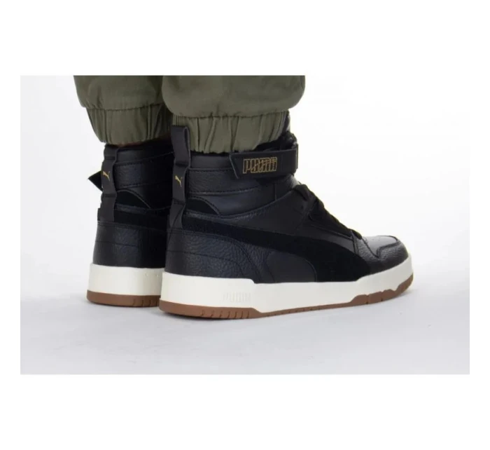 Pánské junior kotníkové boty Rbd Game Wtr W 387604 02 Černá s bílou - Puma Pánské junior kotníkové boty Rbd Game Wtr W 387604 02 Černá s bílou - Puma