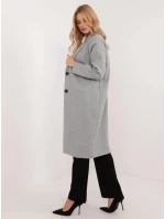 Dámský kabát TW EN BI 7298 2.14 Šedá - Och Bella
