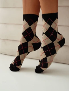 Dámské kosočtvercové ponožky Vintage 0200.195