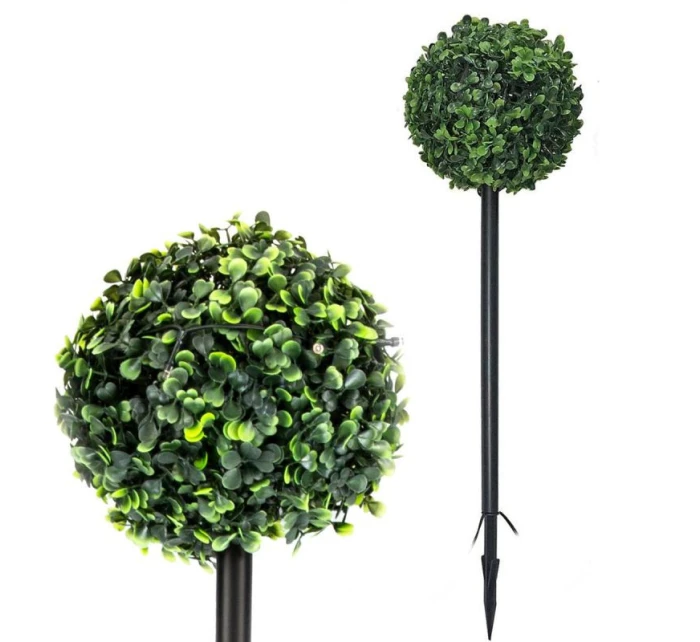 SADA SOLÁRNÍCH SVĚTEL 3 BOXWOOD KOULE 27 VEDL