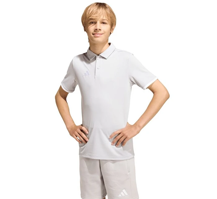Dětské tričko Entrada 26 Polo světle šedé model 22052905 - ADIDAS Dětské tričko Entrada 26 Polo světle šedé model 22052905 - ADIDAS