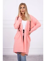 Sukně s delšími zády meruňková