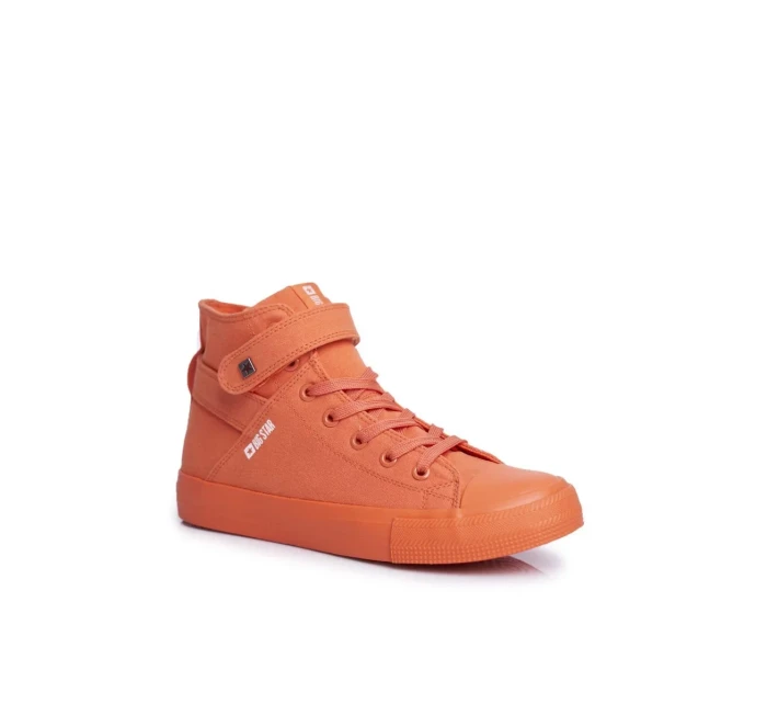 Women's High Sneakers Big Star Orange Women's High Sneakers Big Star Orange