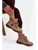 Zateplené dámské trapery Zenaya – béžové