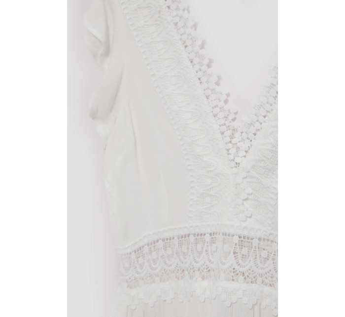 Dámské šaty L-SU-4045 bílé - Moodo
