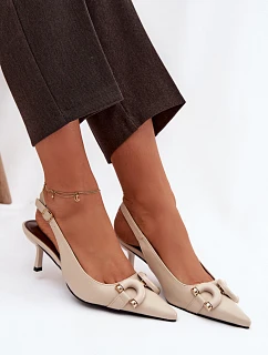 Sandály na podpatku  model 225957 Step in style