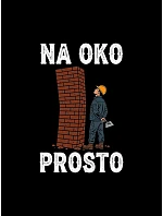 Pánské tričko OKO PROSTO s potiskem černé FashionStreet NX0107R
