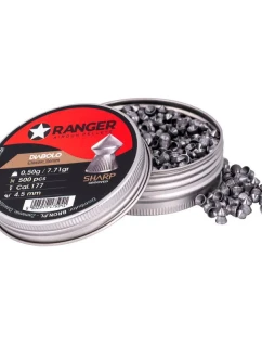 4,5 mm RANGER Diabolo Classic Sharp Grooved Spitzer 500 kuliček 0,50 g
