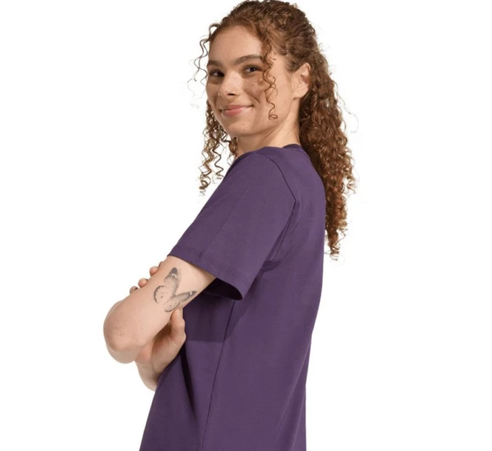 Dámské bavlněné tričko Essentials Small Logo fialové model 21342860 - ADIDAS