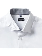 Kontrastní košile s dl. rukávem vzor rybí kost 11. light navy model 22476064 - Russell Athletic Kontrastní košile s dl. rukávem vzor rybí kost 11. light navy model 22476064 - Russell Athletic