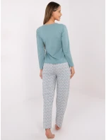 Piżama DU PI FP model 21800539 mietowy - FPrice Piżama DU PI FP model 21800539 mietowy - FPrice