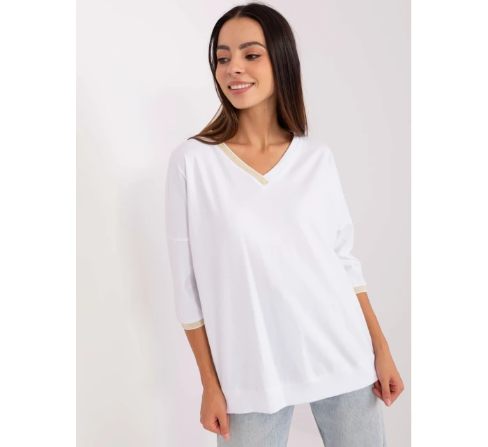 Bluzka RV BZ model 21127155 biały - FPrice Bluzka RV BZ model 21127155 biały - FPrice