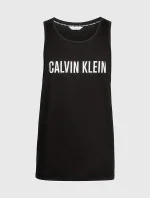 Pánské plážové tílko KM0KM00837 BEH černá - Calvin Klein