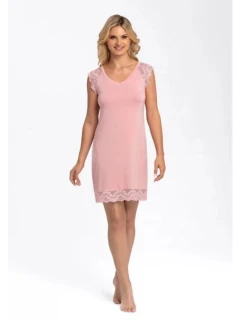 Dámská noční košilka Naomi Pinie růžová - Babella