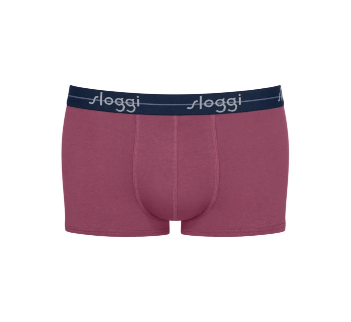 Pánské boxerky Start Hipster C2P box - PURPLE - vínovo-černé M021 - SLOGGI