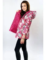Růžová oboustranná dámská bunda model 9088271 - Libland Růžová oboustranná dámská bunda model 9088271 - Libland