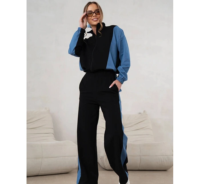 Tepláková souprava mikina na zip + široké kalhoty model 22049162 - Moon