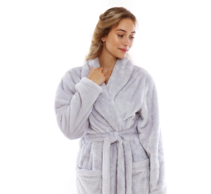 Dámský župan LIlly extra 2120 světle šedá - Vestis