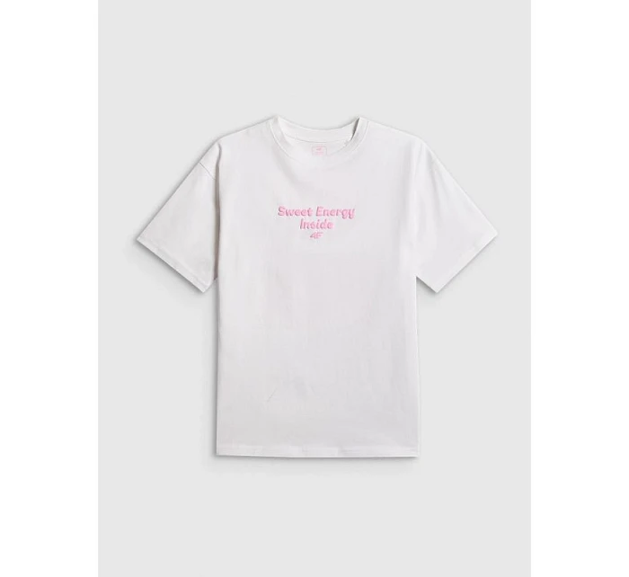 Dívčí volné tričko s potiskem 4F model 22088574 - Hikvision