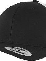 Flexfit 6606/6606T 6 panelová vintage kšiltovka "Trucker" 55.6606 black/white